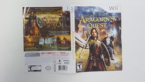 Lord of the Rings - Aragorn's Quest [Couverture] - Nintendo Wii