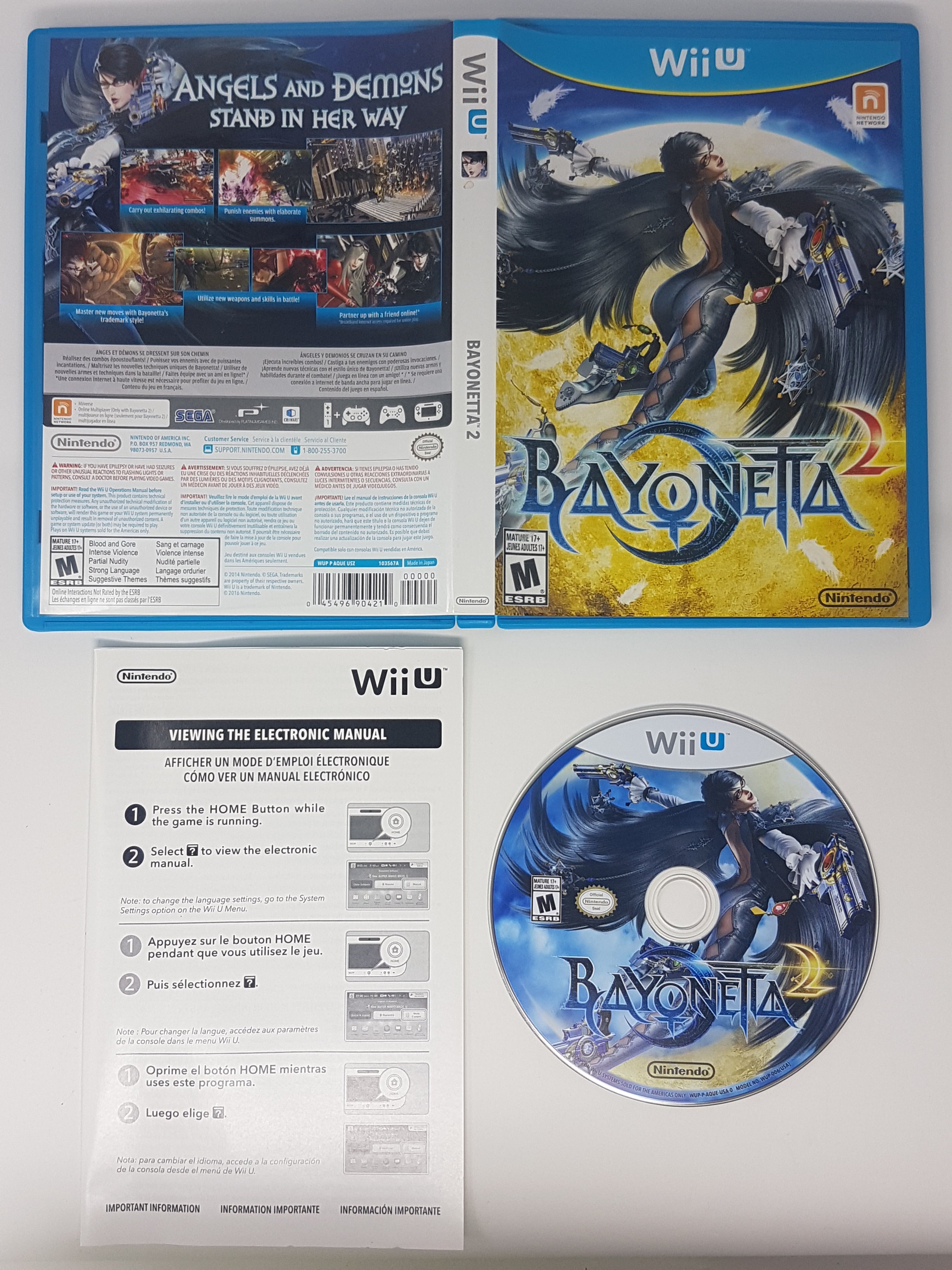 Bayonetta (Single Disc) Nintendo Wii U – Respawnandreplay