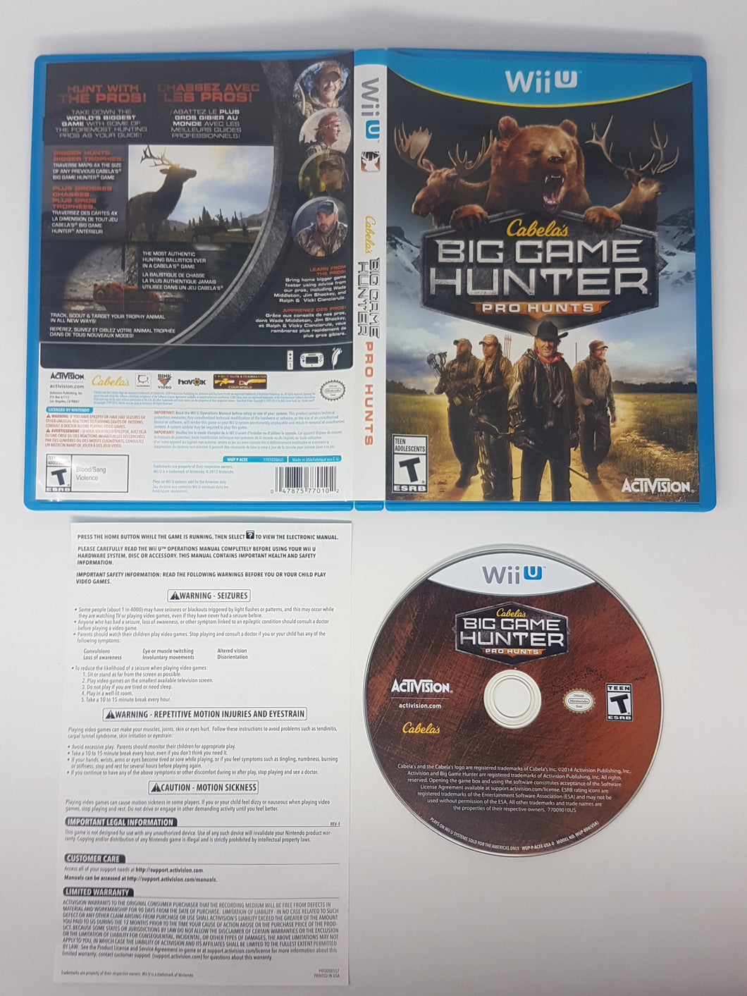 Cabela's Big Game Hunter - Pro Hunts - Nintendo Wii U