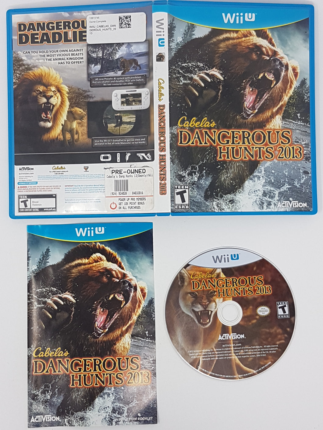 Cabela's Dangerous Hunts 2013 - Nintendo Wii U