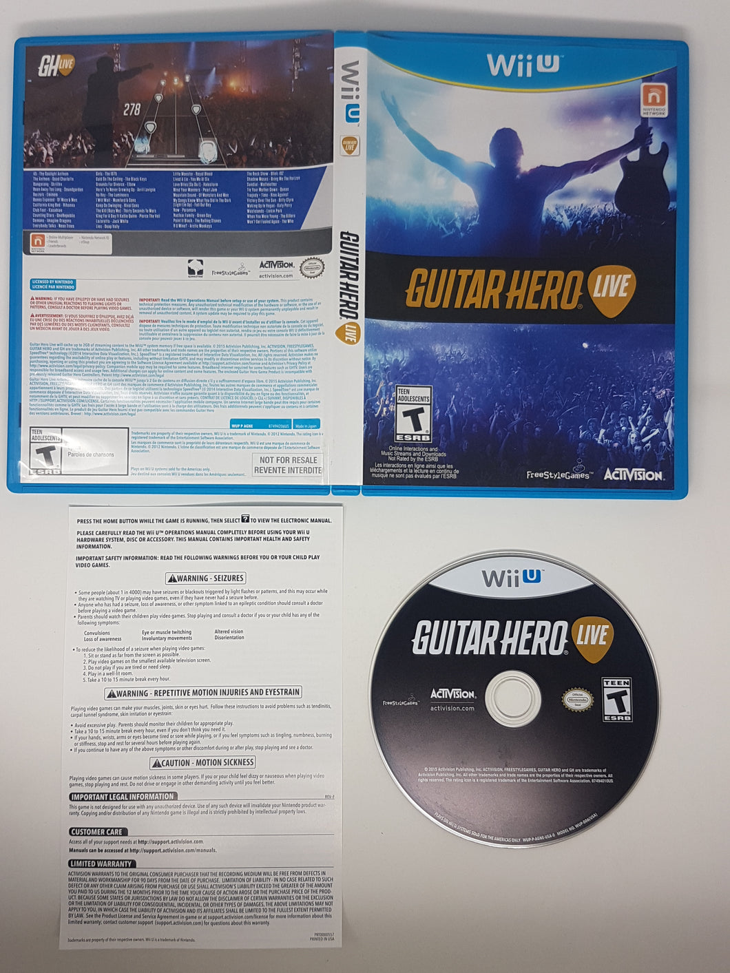 Guitar hero best sale nintendo wii u