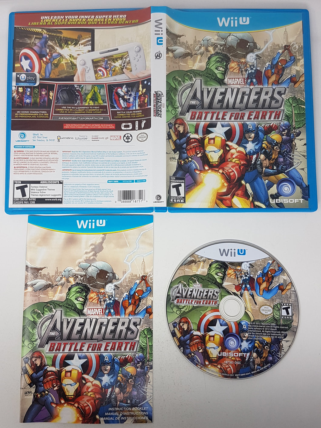 Marvel Avengers - Battle For Earth - Nintendo Wii U