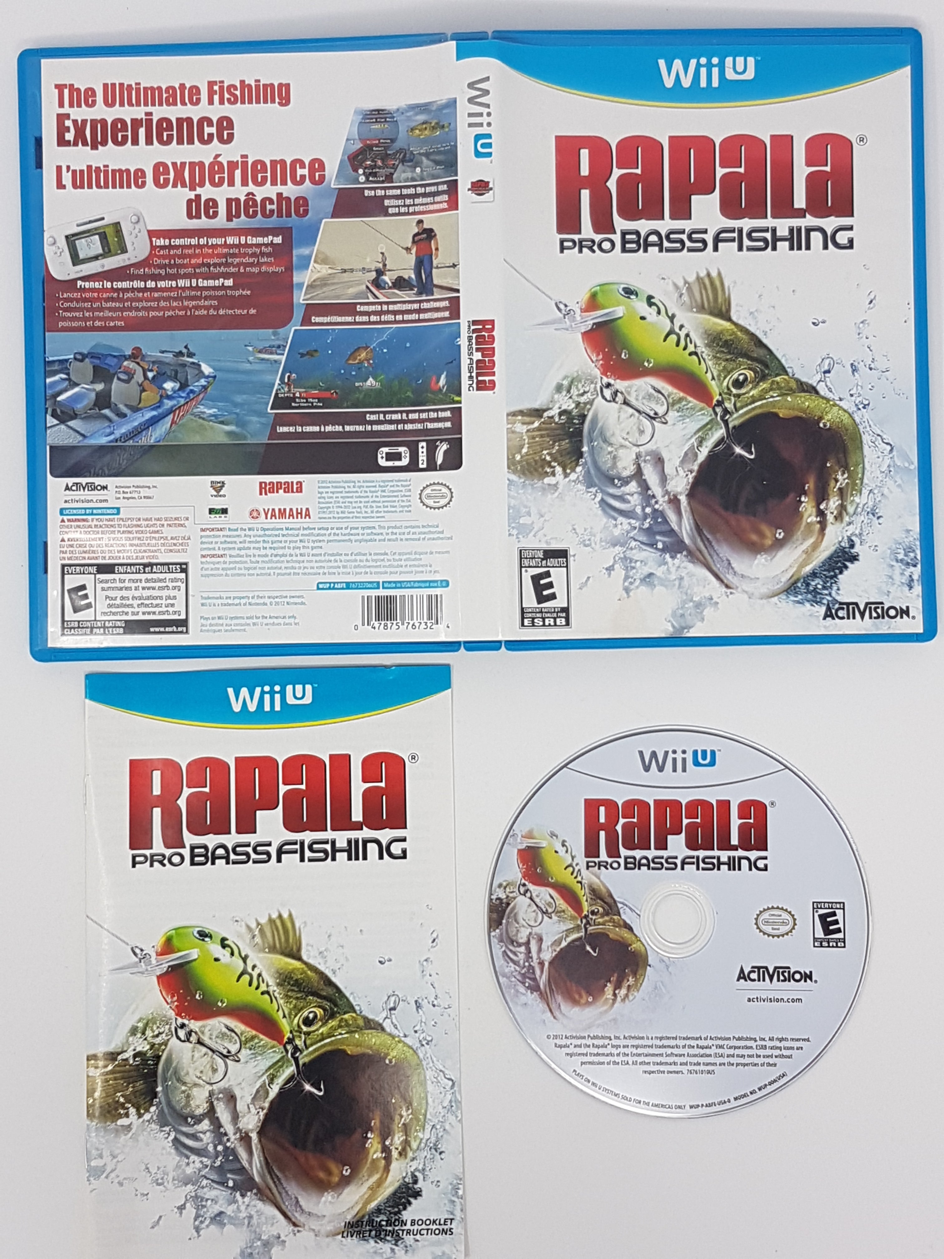 Rapala Pro Bass Fishing - (Xbox 360) (with Manual) (TESTED)