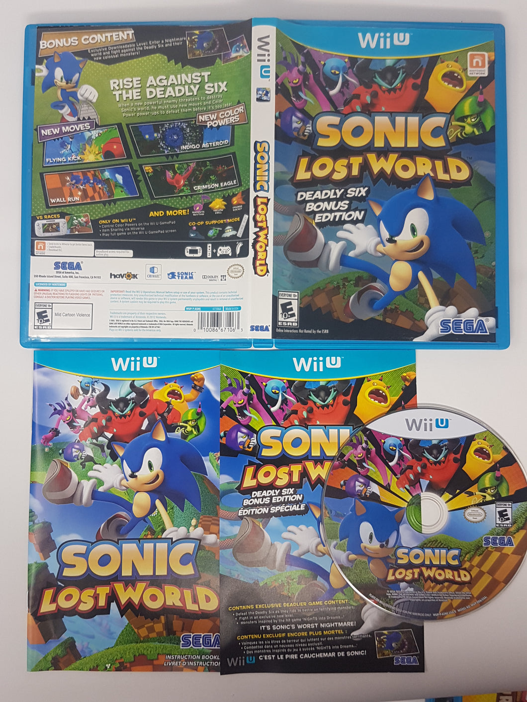 Sonic Lost World - Nintendo Wii U