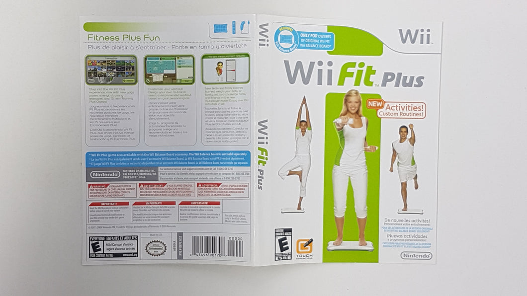 Wii Fit Plus [Couverture] - Nintendo Wii