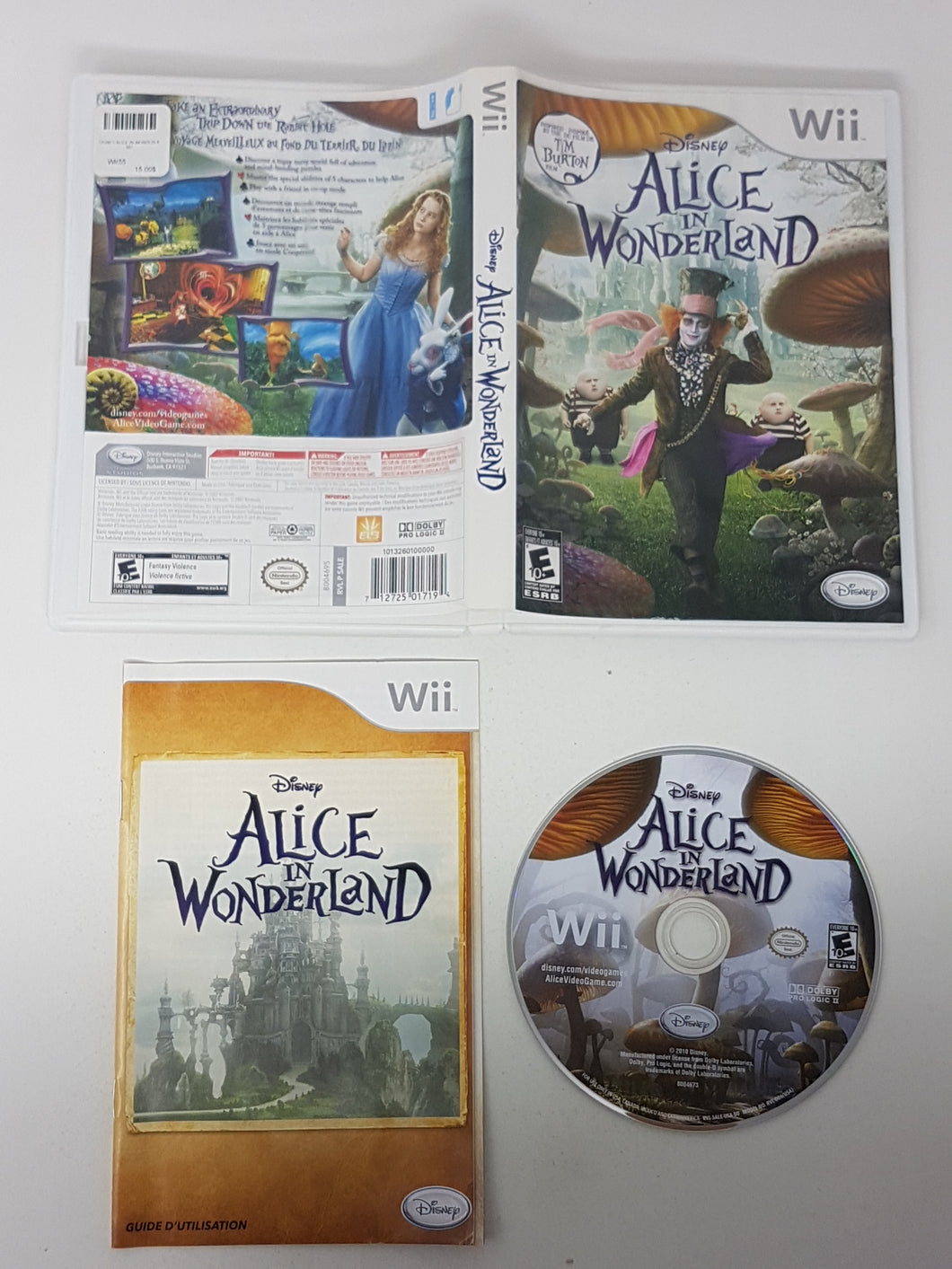 Alice in Wonderland - The Movie - Nintendo Wii