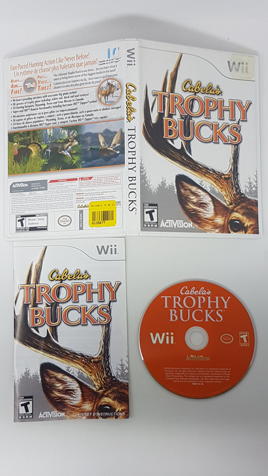 Cabela's Trophy Bucks - Nintendo Wii