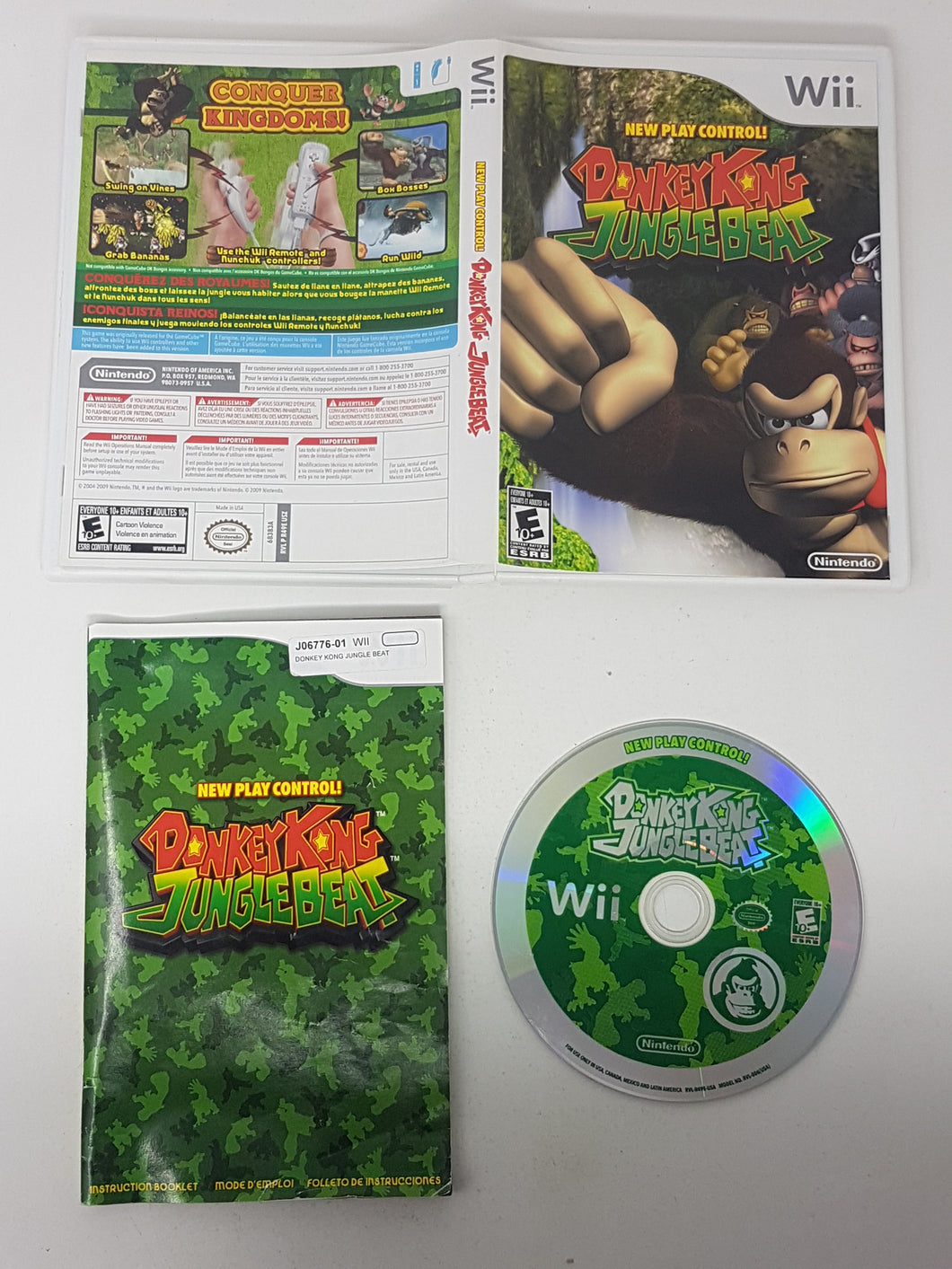 Donkey Kong Jungle Beat - Nintendo Wii