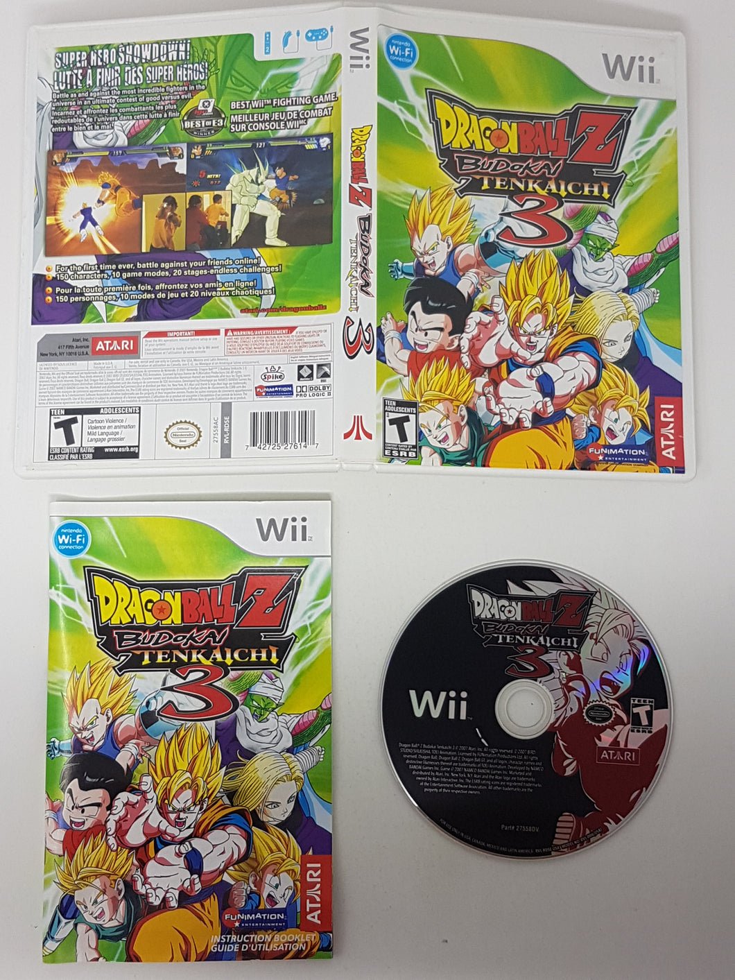 Dragon Ball Z Budokai Tenkaichi 3 - Nintendo Wii