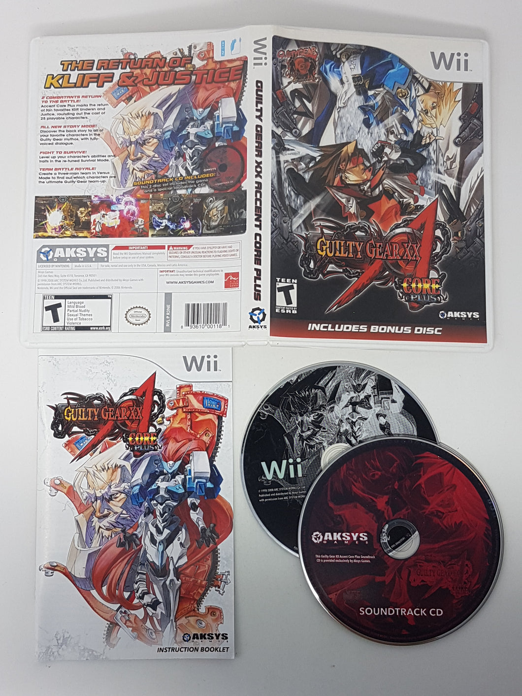 Guilty Gear XX Accent Core Plus - Nintendo Wii