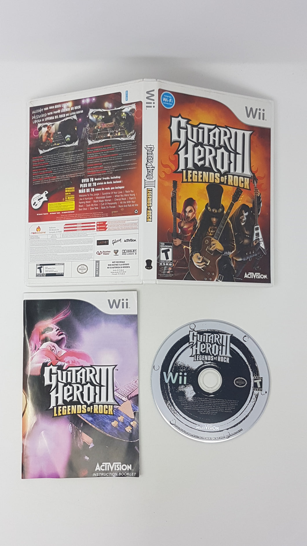 Guitar Hero III Legends of Rock - Nintendo Wii