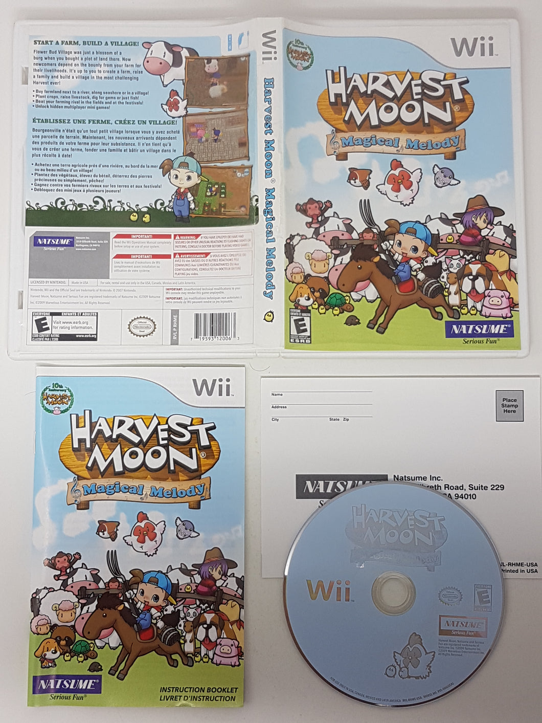 Harvest Moon Magical Melody - Nintendo Wii