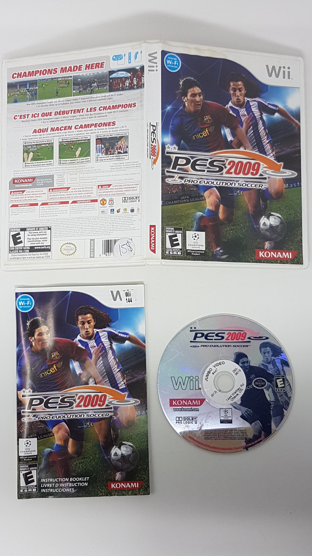 Pro Evolution Soccer 2009 - Nintendo Wii
