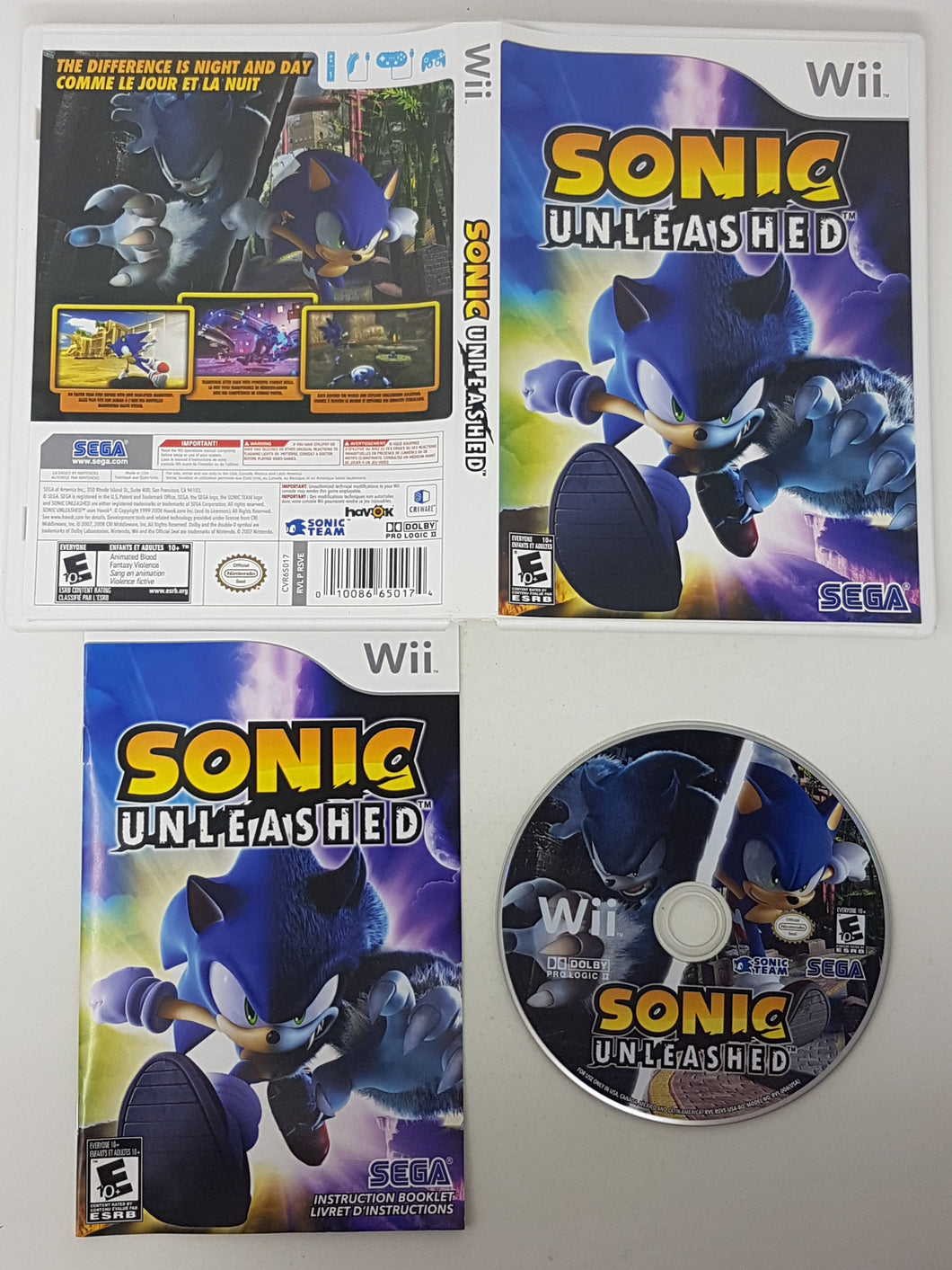 Sonic Unleashed - Nintendo Wii