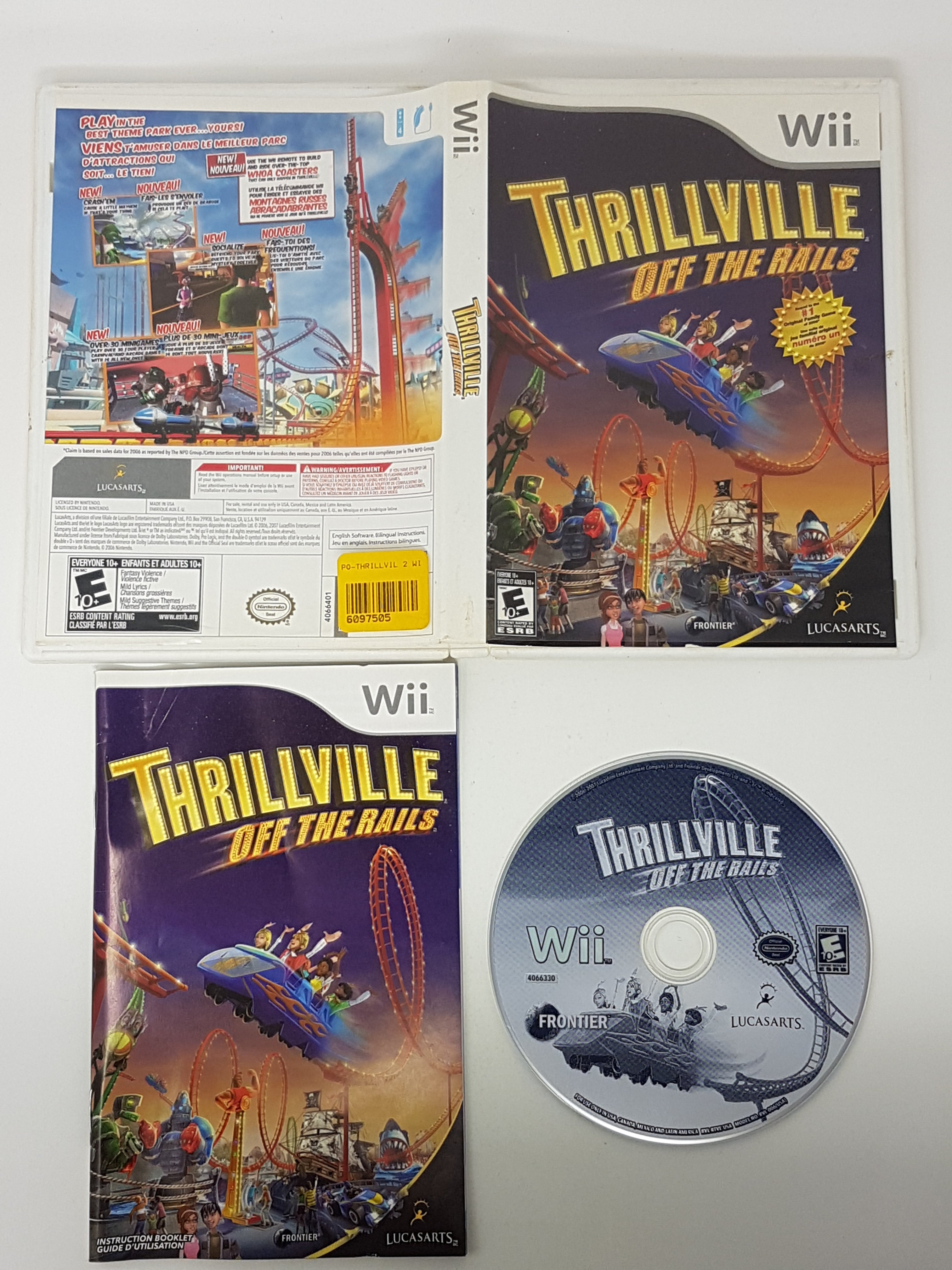 Thrillville wii on sale