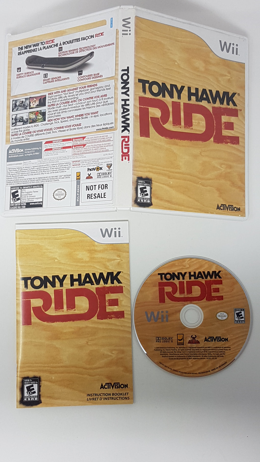 Tony Hawk - Ride - Nintendo Wii