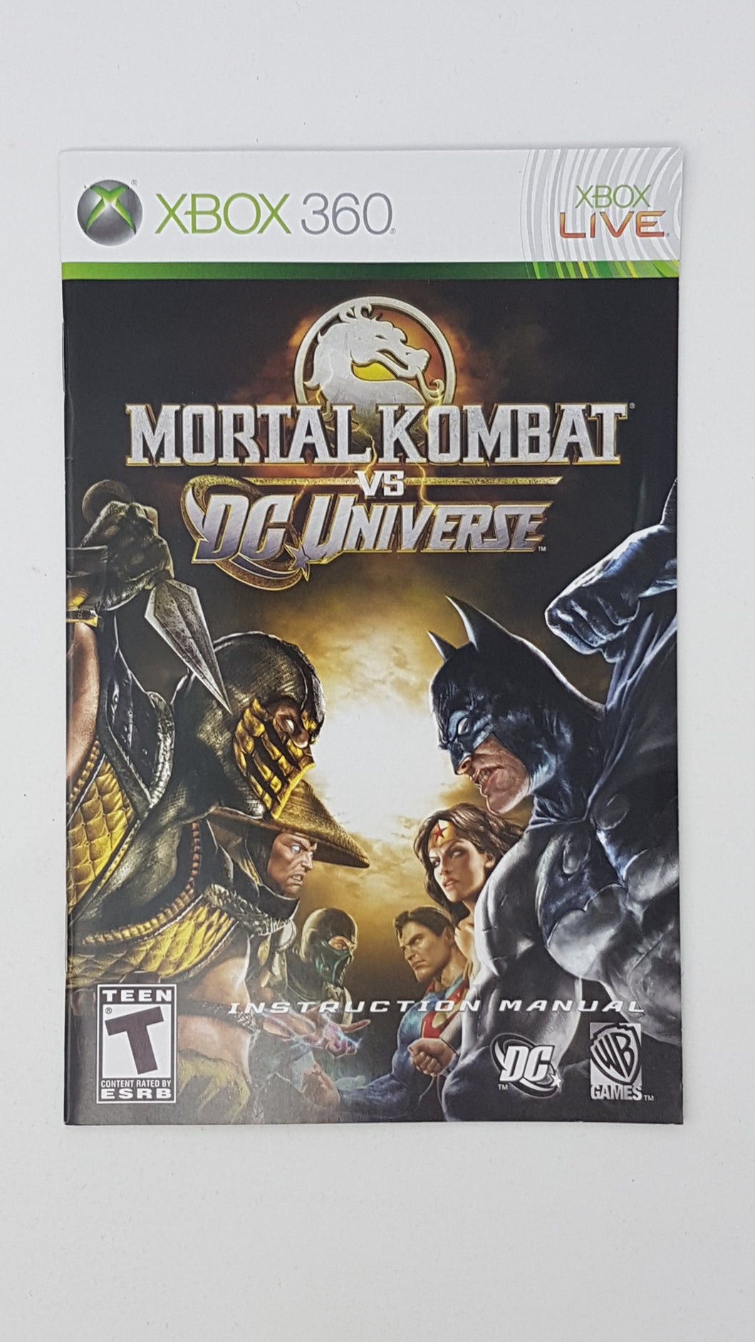 Mortal Kombat vs. DC Universe [manuel] - Microsoft Xbox 360