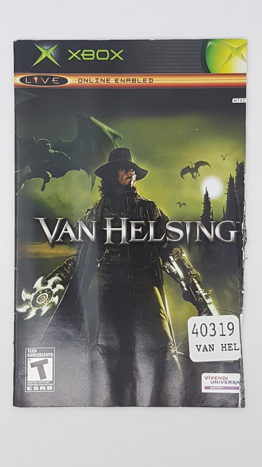 Van Helsing [manuel] Français - Microsoft Xbox