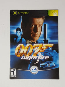 007 Nightfire [manual] - Microsoft XBOX
