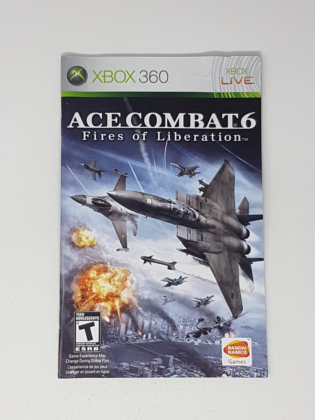 Ace Combat 6 Fires of Liberation [manuel] - Microsoft XBOX 360