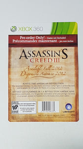 Assassin's Creed III [Insert] - Microsoft Xbox 360