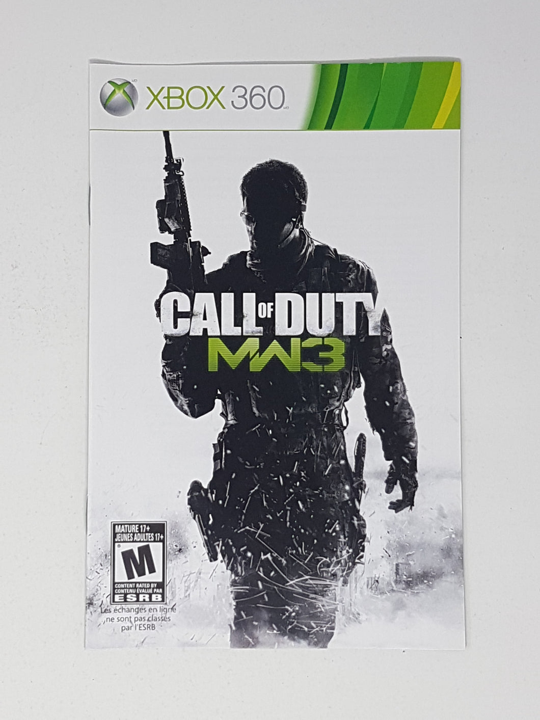 Call of Duty Modern Warfare 3 [manuel] - Microsoft Xbox 360