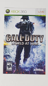 Call of Duty World at War [manuel] - Microsoft Xbox360