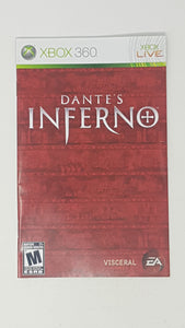 Dante's Inferno [manual] Bilingual - Microsoft Xbox 360