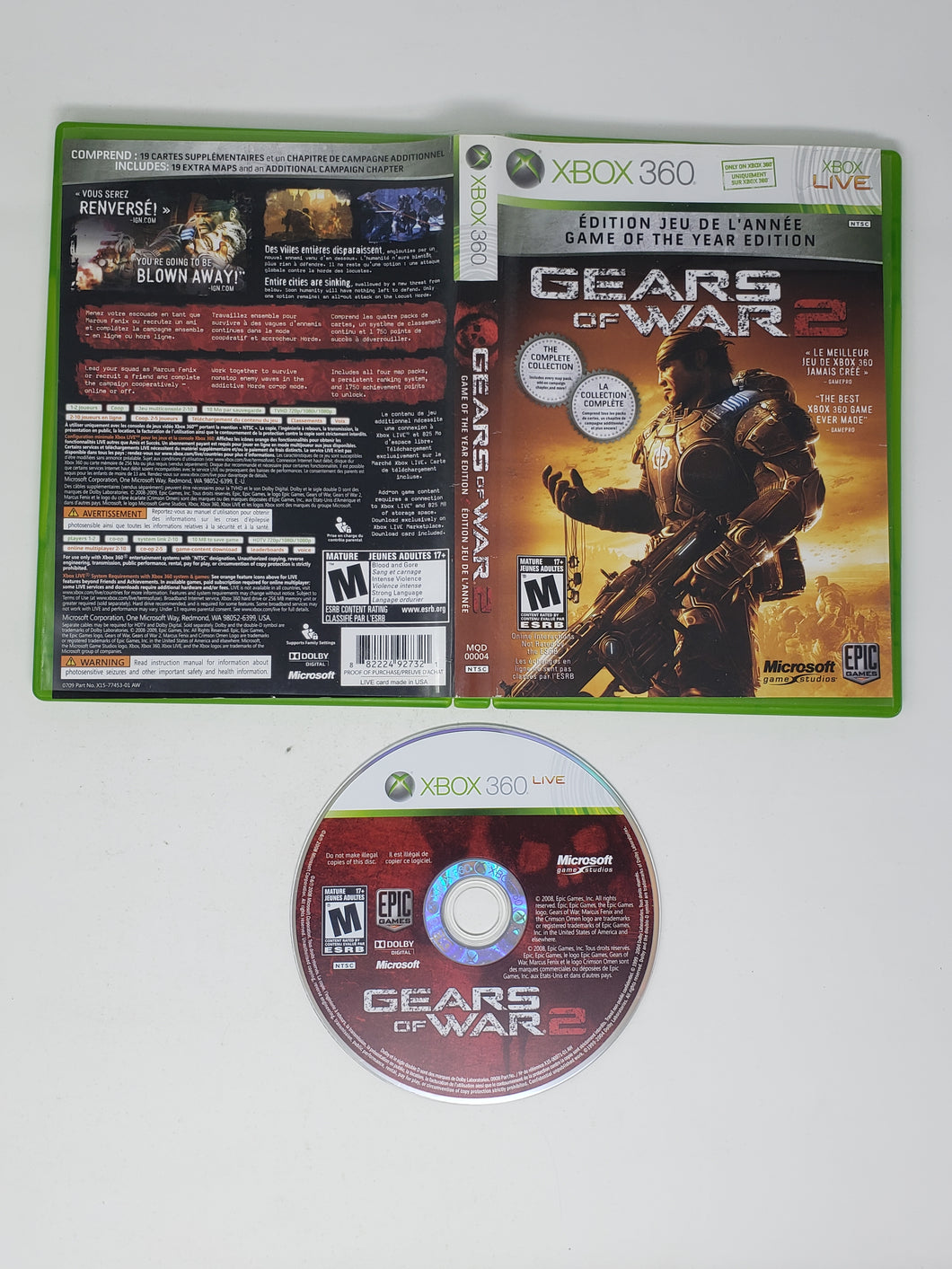 Gears of War 2 [Jeu de l'année] - Microsoft Xbox 360