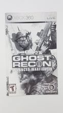 Charger l&#39;image dans la galerie, Ghost Recon Advanced Warfighter [manuel] - Microsoft Xbox 360
