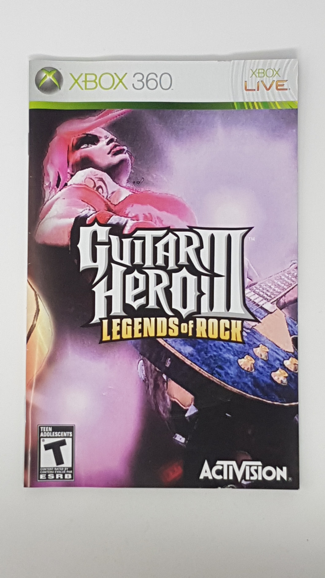 Guitar Hero III Legends of Rock [manuel] - Microsoft Xbox360