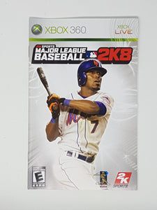 Major League Baseball 2K8 [manuel] - Microsoft Xbox360