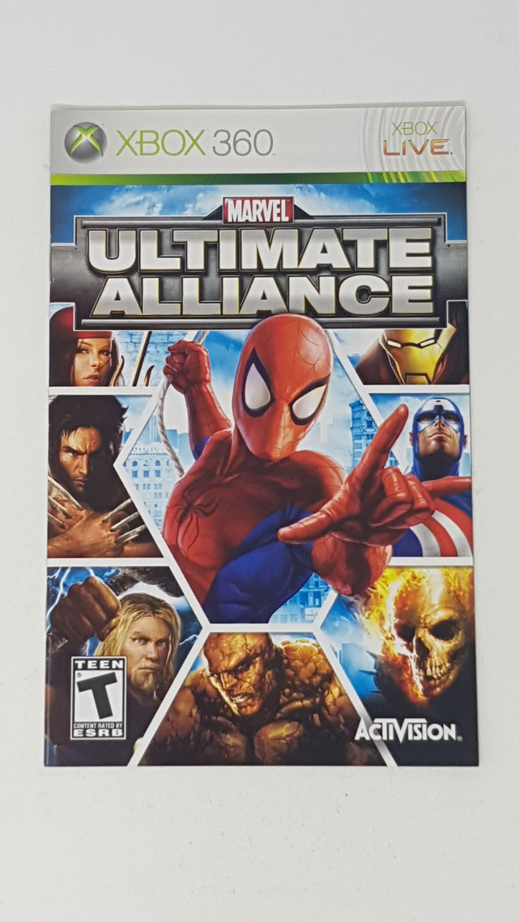 Marvel Ultimate Alliance [manual] - Microsoft Xbox360