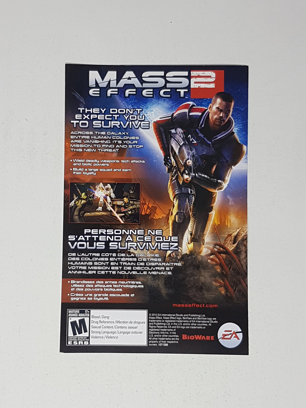 Mass Effect 2 [Insert] - Microsoft Xbox 360