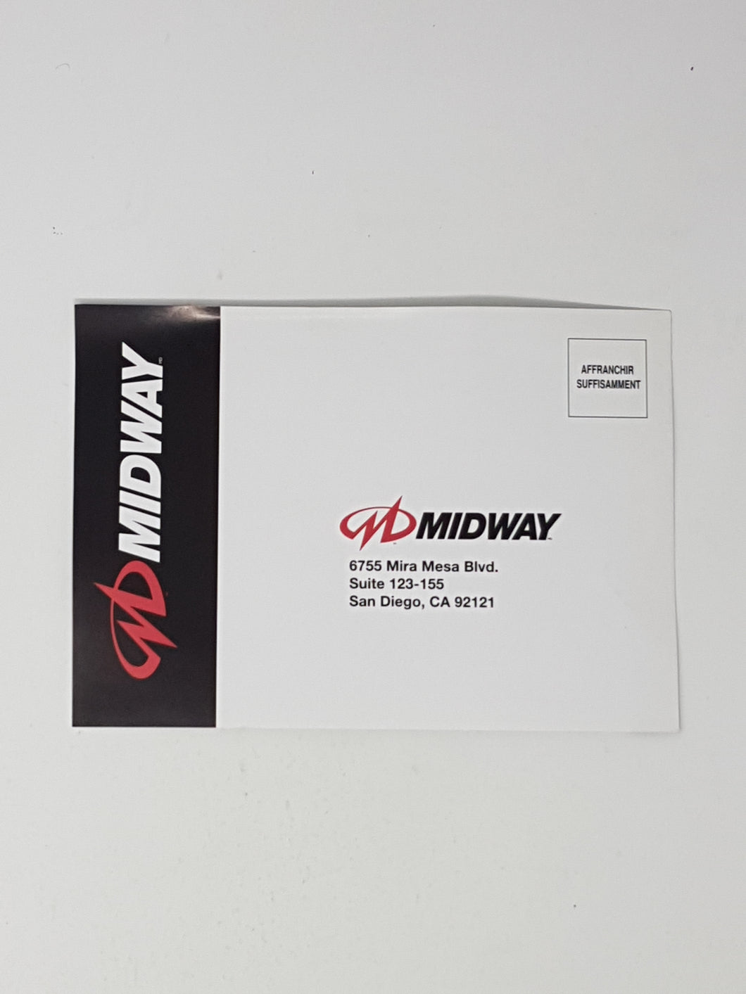 Midway Registration Red Card [Insertion] - Microsoft Xbox360