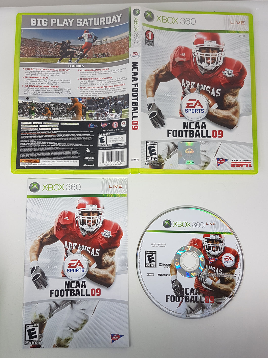 NCAA Football 09 - Microsoft Xbox 360