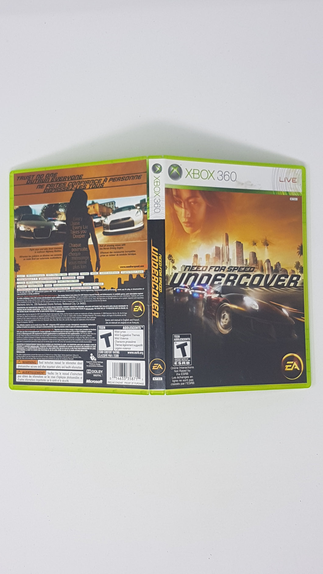 Need for Speed Undercover [box] - Microsoft Xbox 360
