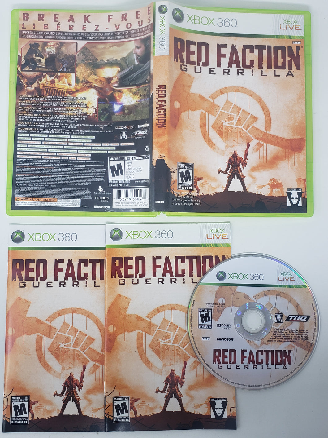 Red Faction - Guerrilla - Microsoft Xbox 360