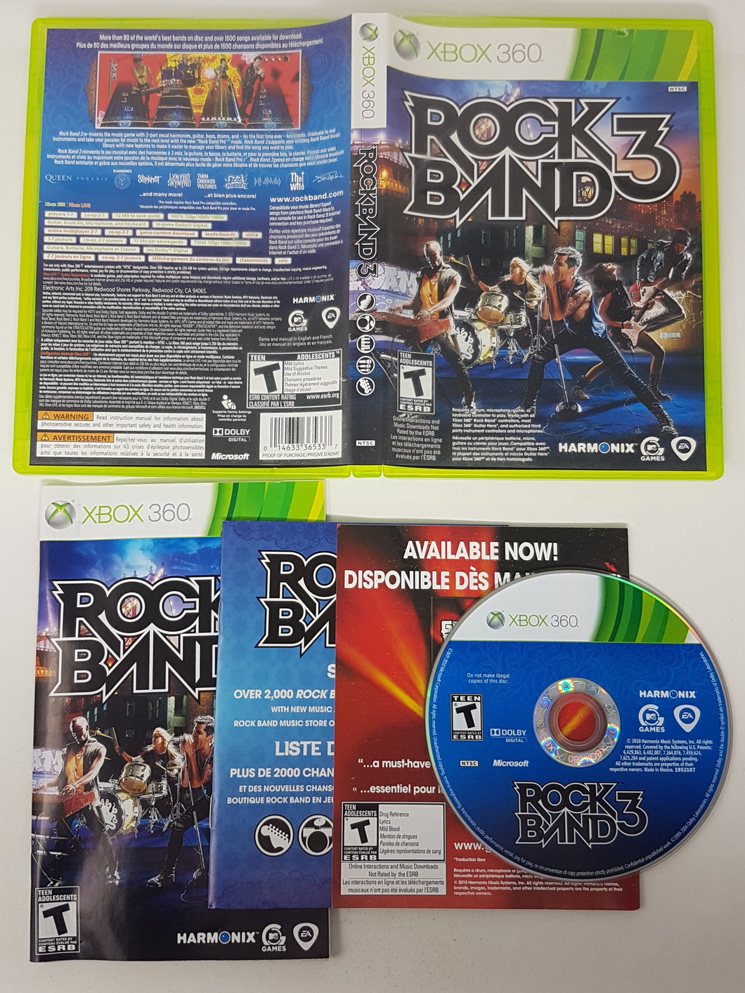 Rock Band 3 - Microsoft Xbox 360