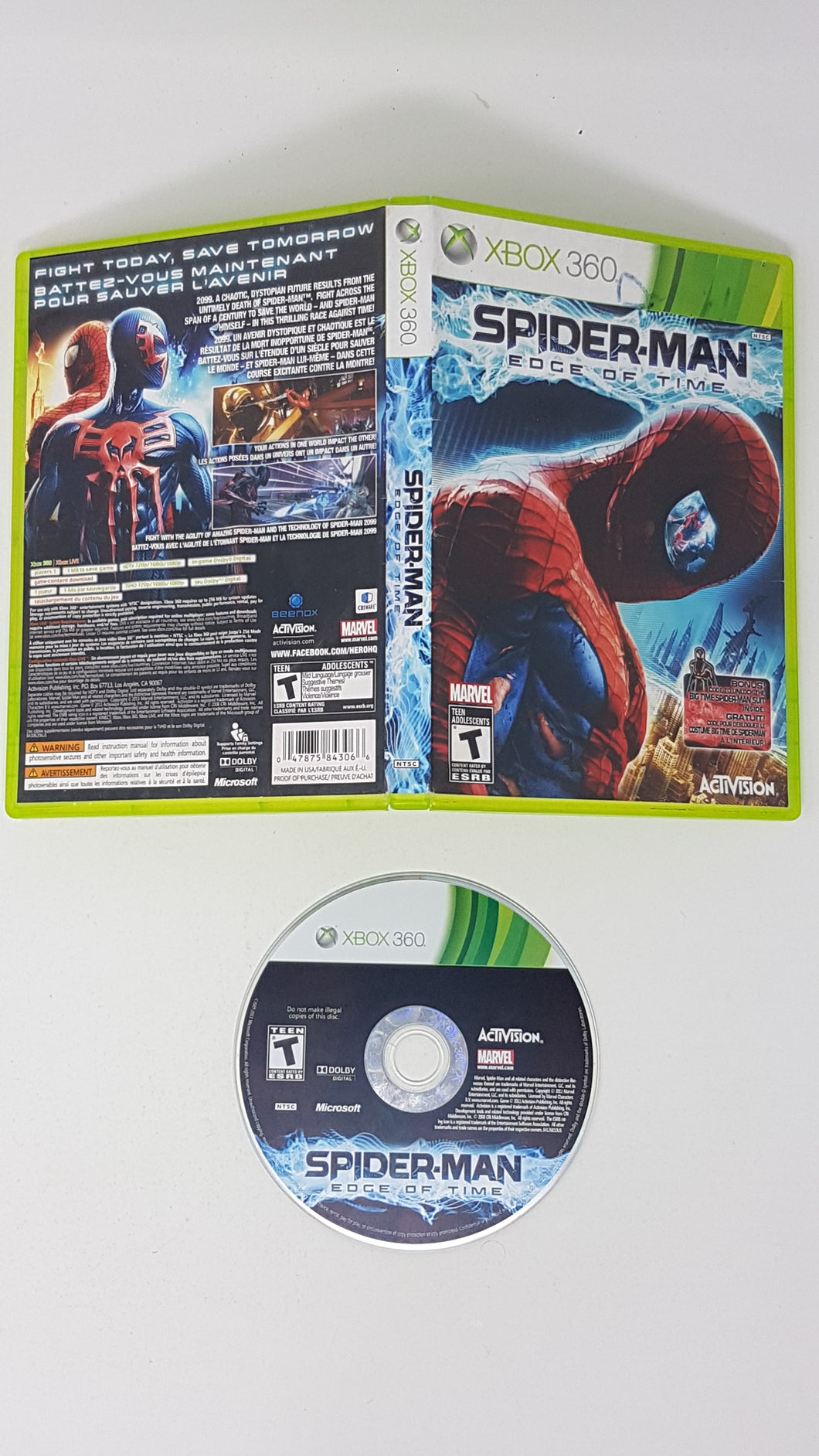 Spiderman - Edge of Time - Microsoft Xbox 360