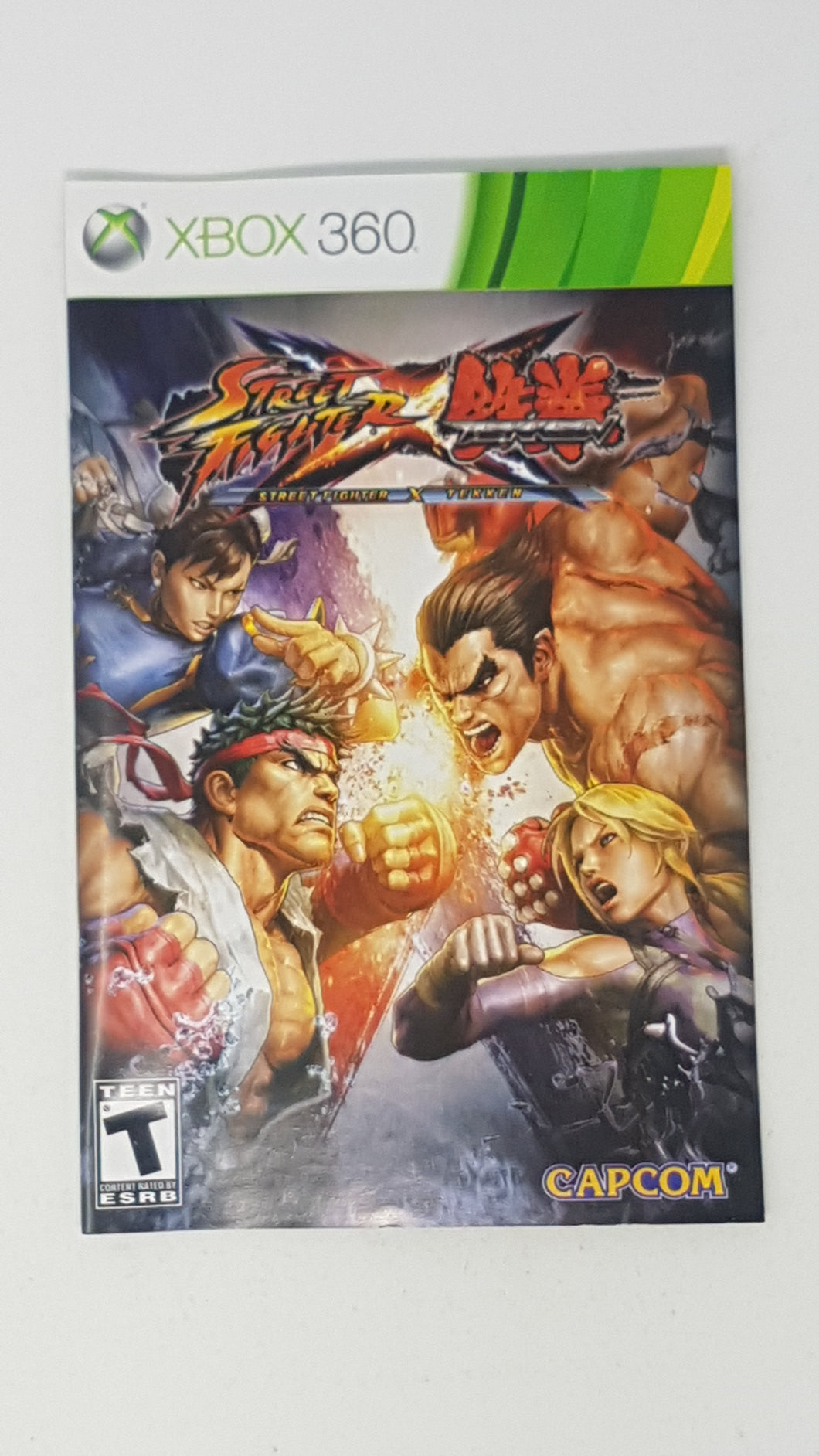 Street Fighter X Tekken [manual] - Microsoft Xbox 360