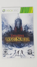 Load image into Gallery viewer, Lord Of The Rings - War In The North [manual] - Microsoft Xbox 360
