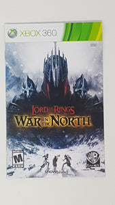 Lord Of The Rings - War In The North [manual] - Microsoft Xbox 360