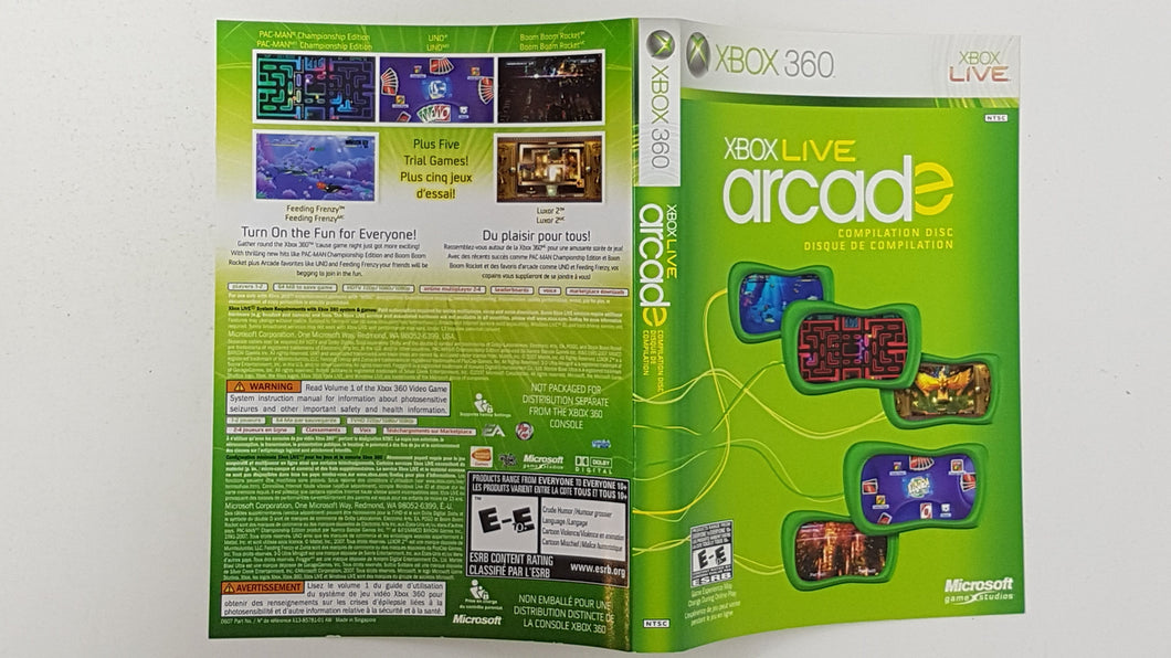 Xbox Live Arcade [Cover Art] - Microsoft Xbox 360