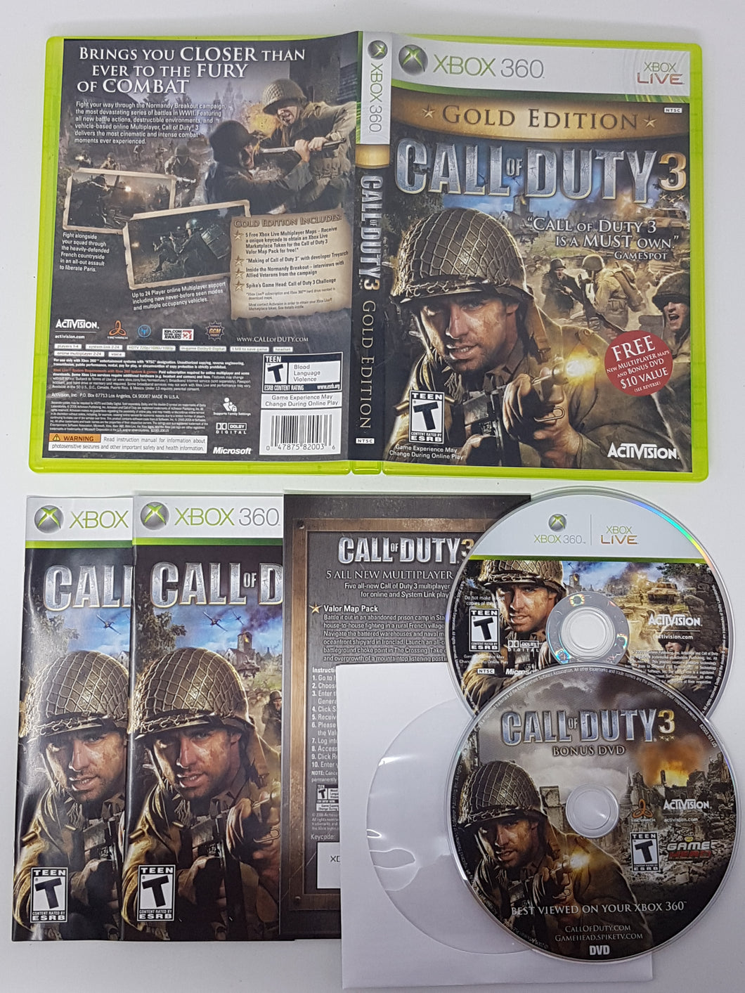 Call of Duty 3 [Gold Edition] - Microsoft Xbox 360