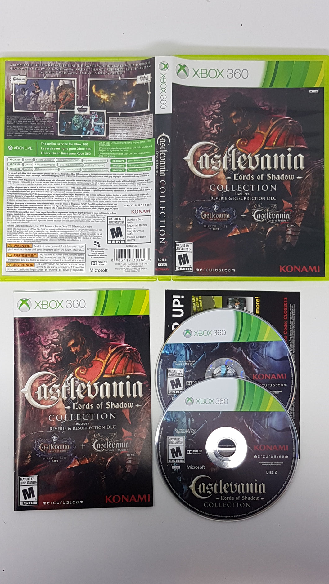 Castlevania Lords of Shadow Collection - Microsoft Xbox 360