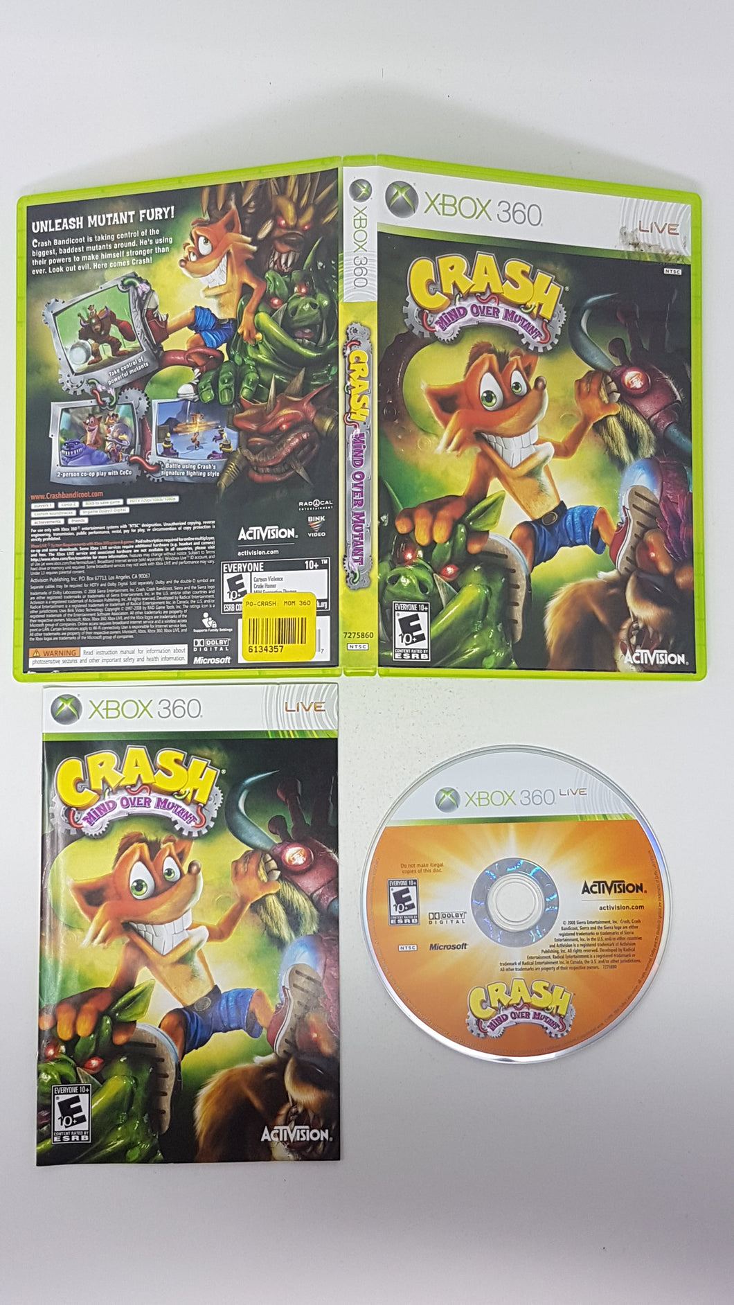 Crash Mind Over Mutant - Microsoft Xbox 360
