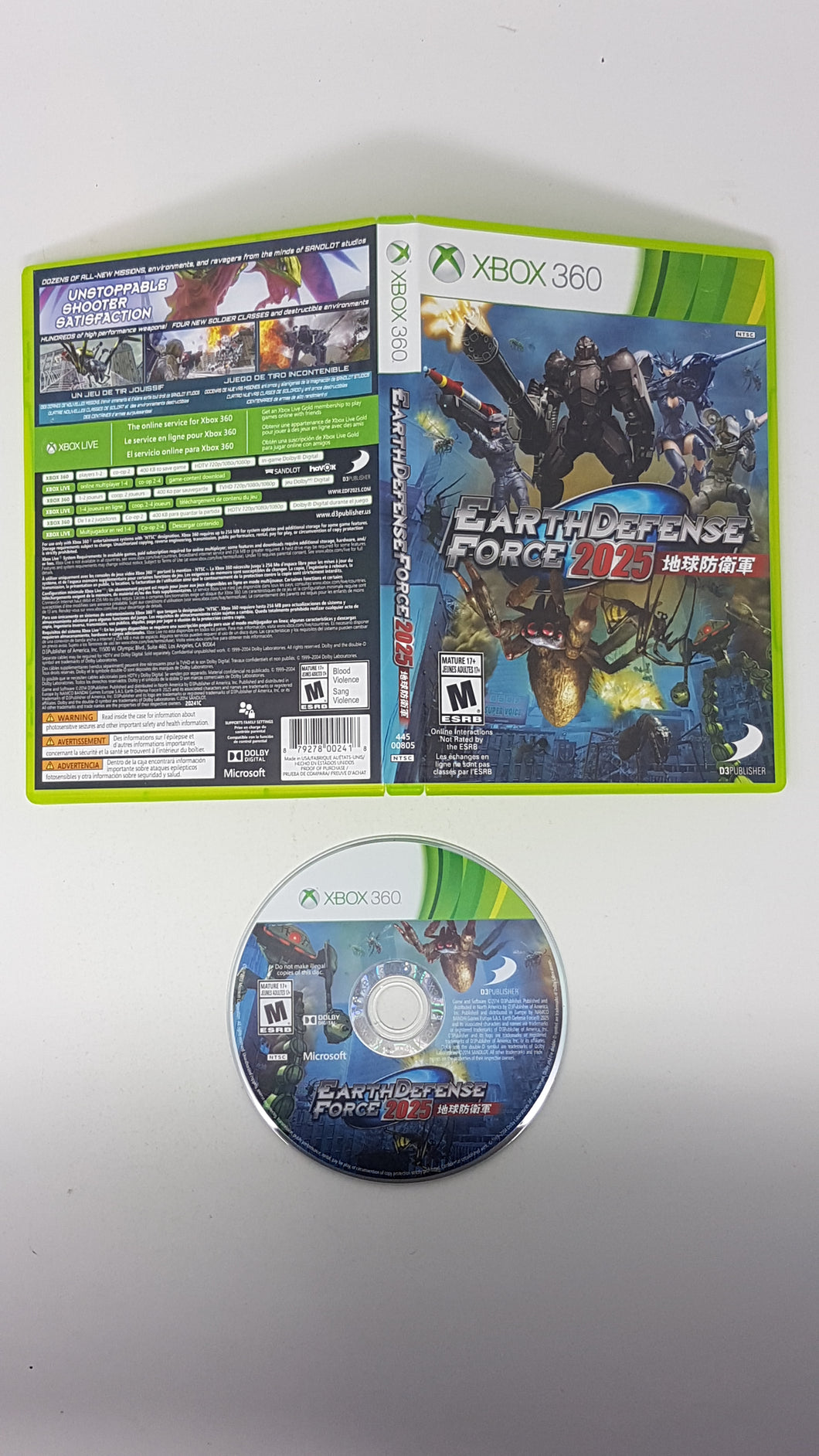 Earth Defense Force 2025 - Microsoft Xbox 360