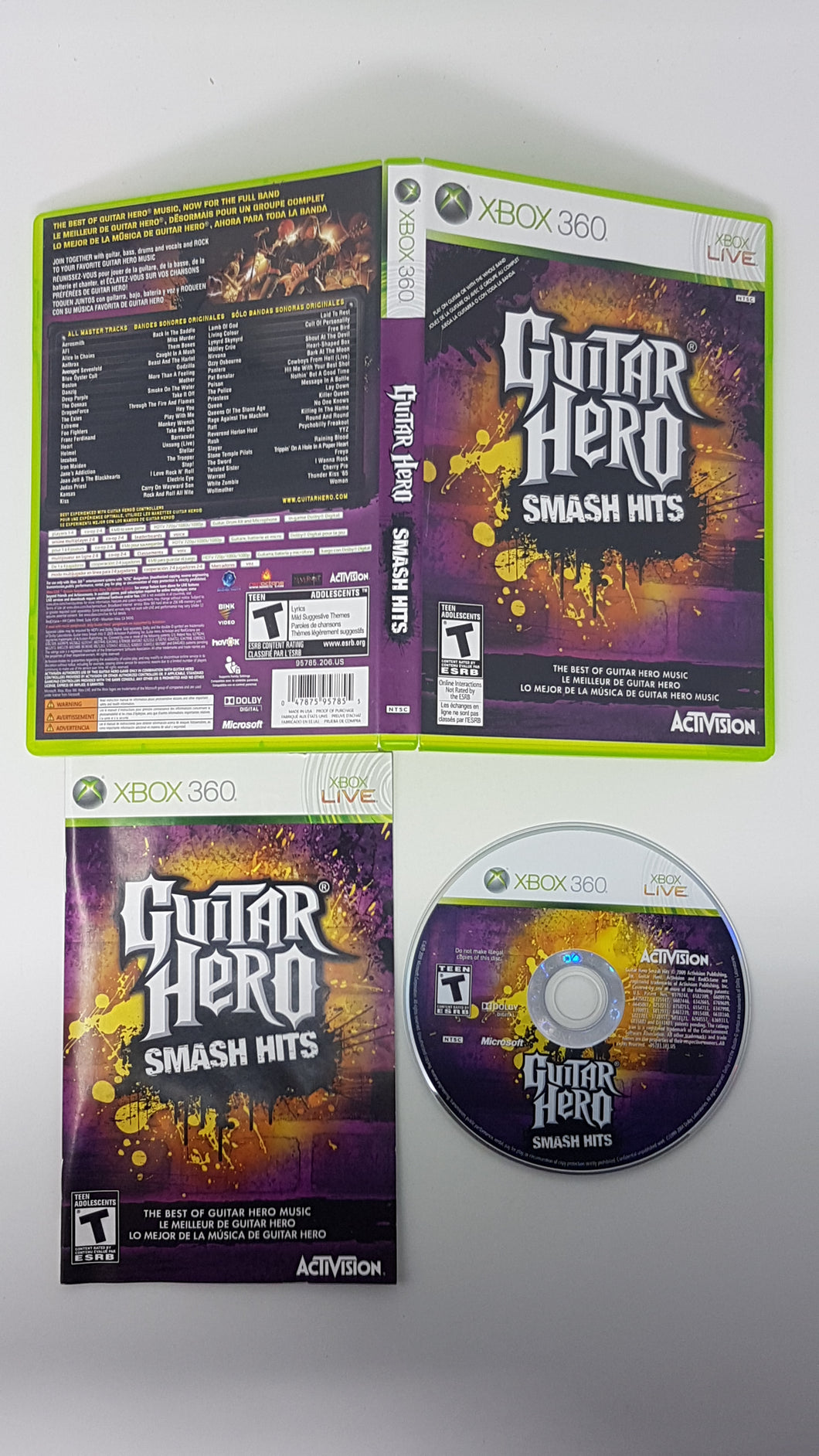 Guitar Hero Smash Hits - Microsoft Xbox 360