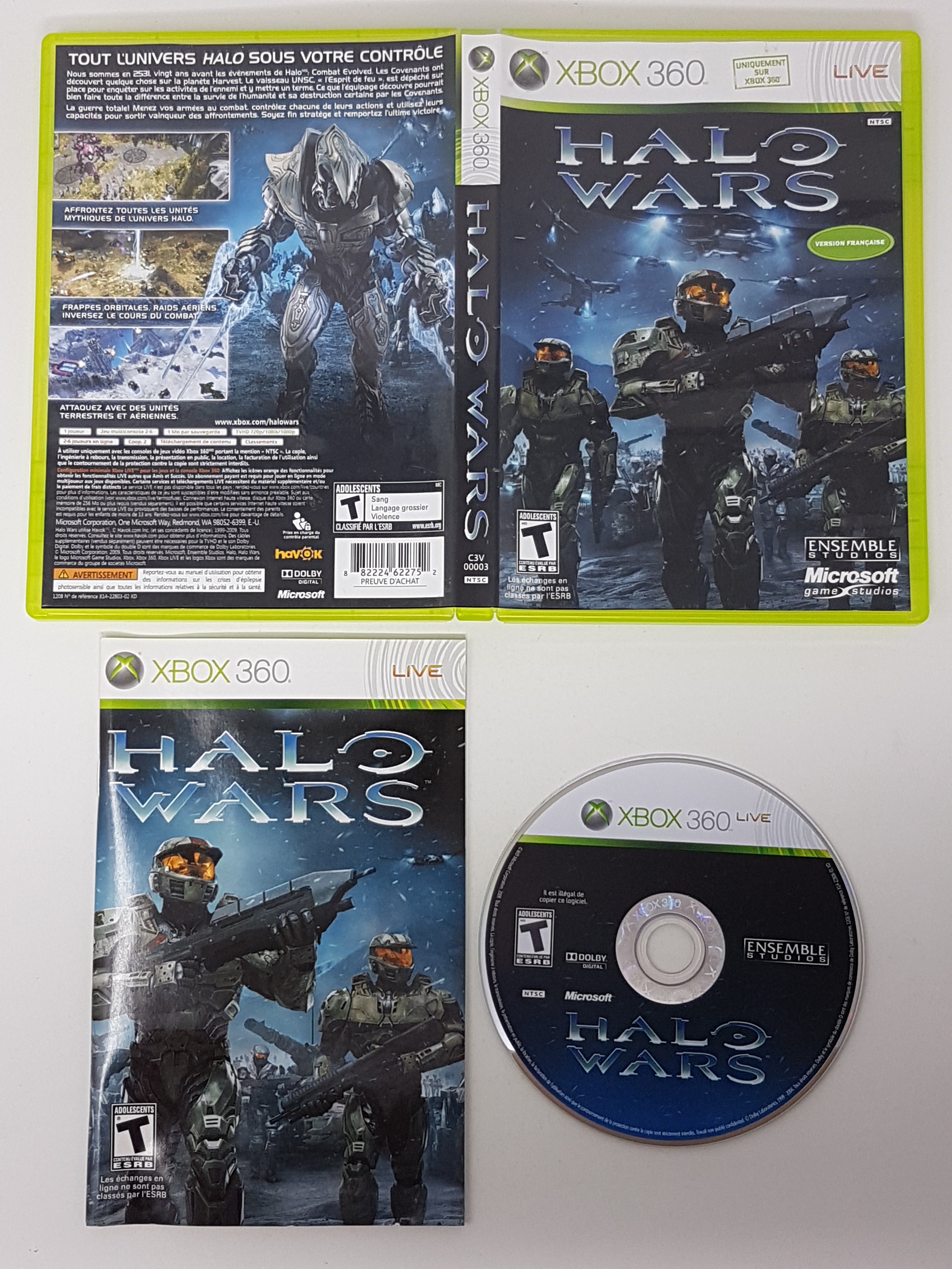 Jeux Vidéo Halo Wars Édition Limited Edition Xbox 360 Jeux Vidéo Halo Wars Édition Limited Edition Xbox 360